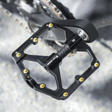 WEST BIKING Bike Pedals MTB Flat Bicycle Pedals 9/16'' Lightweight Road Bike Pedals Carbon Fiber Sealed Bearing Platform Pedals Beargoods