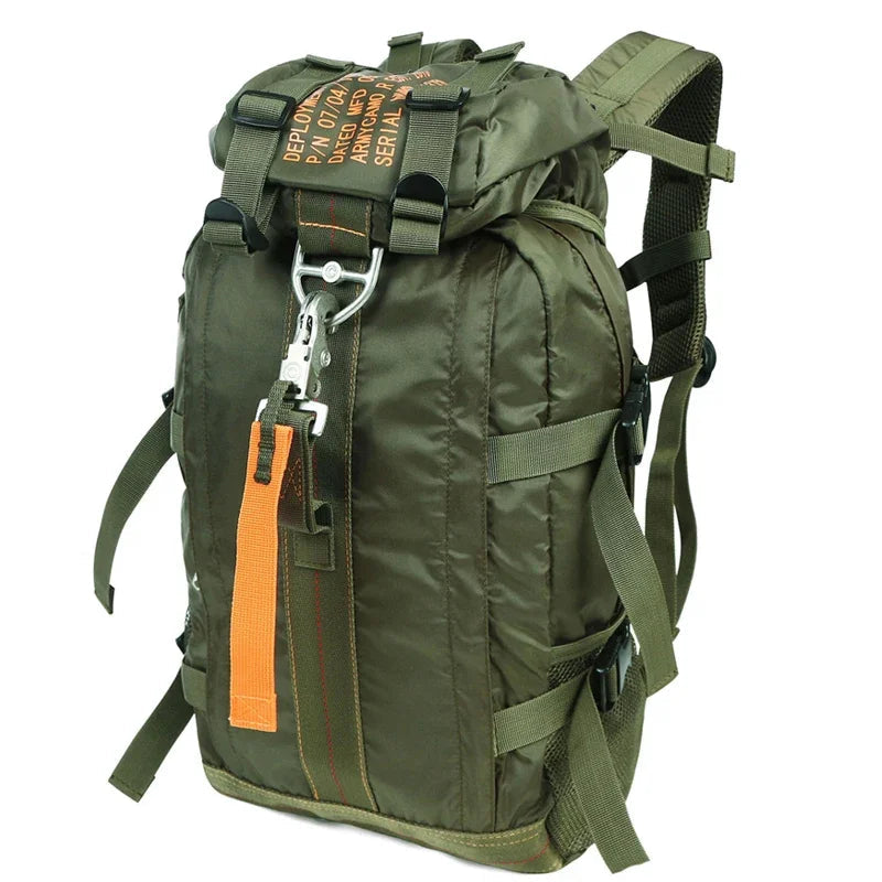 Nylon Waterproof Backpack Climbing Travel Bags Lightweight Hiking Backpacks Outdoor Sport School Bag for Men Women Black Beargoods