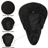 Gel Padded Bike Seat Cushion, Soft Gel Pad Bicycle Saddle Cover for Men & Women, Indoor Outdoor Cycling Comfort Accessory Beargoods