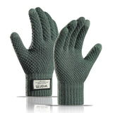 Thermal Winter Gloves For Men Thickened Warm Fleece Lined Anti-Slip Touch Screen Thermal Windproof Cycling Gloves Beargoods
