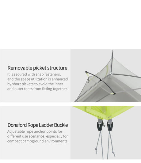 Naturehike Star Trails EXT Trekking Tent Outdoor Camping Overnight Waterproof Anti-storm Single Person Hiking Tents Sun Shelter Beargoods