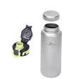 Boundless Voyage Titanium Water Bottle 0.95L Wide Mouth & Leakproof Flask Single Layer Canteen for Backpacking Travel Camp 3018D Beargoods