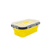 1 PCS Silicone Folding Lunch Box Food Grade Square Portable Microwave Oven Lunch Box Outdoor Travel Picnic Preservation Box Beargoods