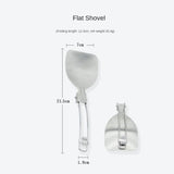 Folding Spatula Spoon Shovel Food Turner Portable 304 StainlessSteel Outdoor Camping BBQ Cooking Tableware Picnic Supplies ﻿ Beargoods