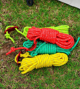 4M Durable Tent Rope Luminous High Reflective Tent Rope with Buckle Multi-Function Sturdy Tent Rope for Outdoor/Beach/Camping Beargoods