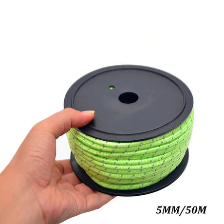 5M/10M/20M/50M Reflective Tent Rope Guylines Nylon Tent Line Cord Rescue Umbrella Paracord Rope Camping Hiking Tent Accessories Beargoods