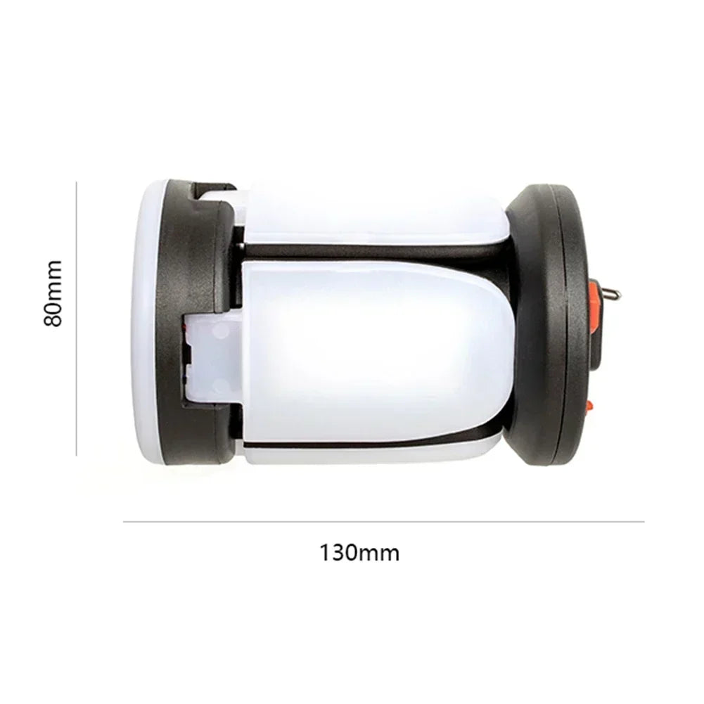 Ultra-Bright Rechargeable LED Camping Lantern Solar Portable Lanterns With Power Bank Hands-Free Emergency Lamp Hiking/Fishing Beargoods