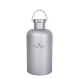 Boundless Voyage Titanium Water Bottle 1050ml Camping Canteen Cycling Sport Drinking Bottle Metal Big Capacity Leak-Proof Flask Beargoods