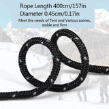 Camping Rope Reflective Outdoor Guy Lines with Aluminum Guyline Adjuster Tensioners Tent Tie Downs for Hiking Backpacking Tarp Beargoods