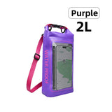 2L/5L PVC Swimming Waterproof Bag,Mobile Phone Waterproof Dry Bag for Trekking Drifting Rafting Surfing Boating Storage Bag Beargoods