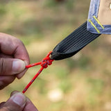 4Pcs Outdoor Guy Lines Tent Cords Reflective Camping Rope with Aluminum Guylines Adjuster Tensioner Pouch for Tent Tarp Canopy Beargoods