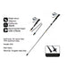 5-Section Carbon Fibre/Aluminium Alloy Folding Stick Beargoods