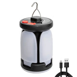 Ultra-Bright Rechargeable LED Camping Lantern Solar Portable Lanterns With Power Bank Hands-Free Emergency Lamp Hiking/Fishing Beargoods