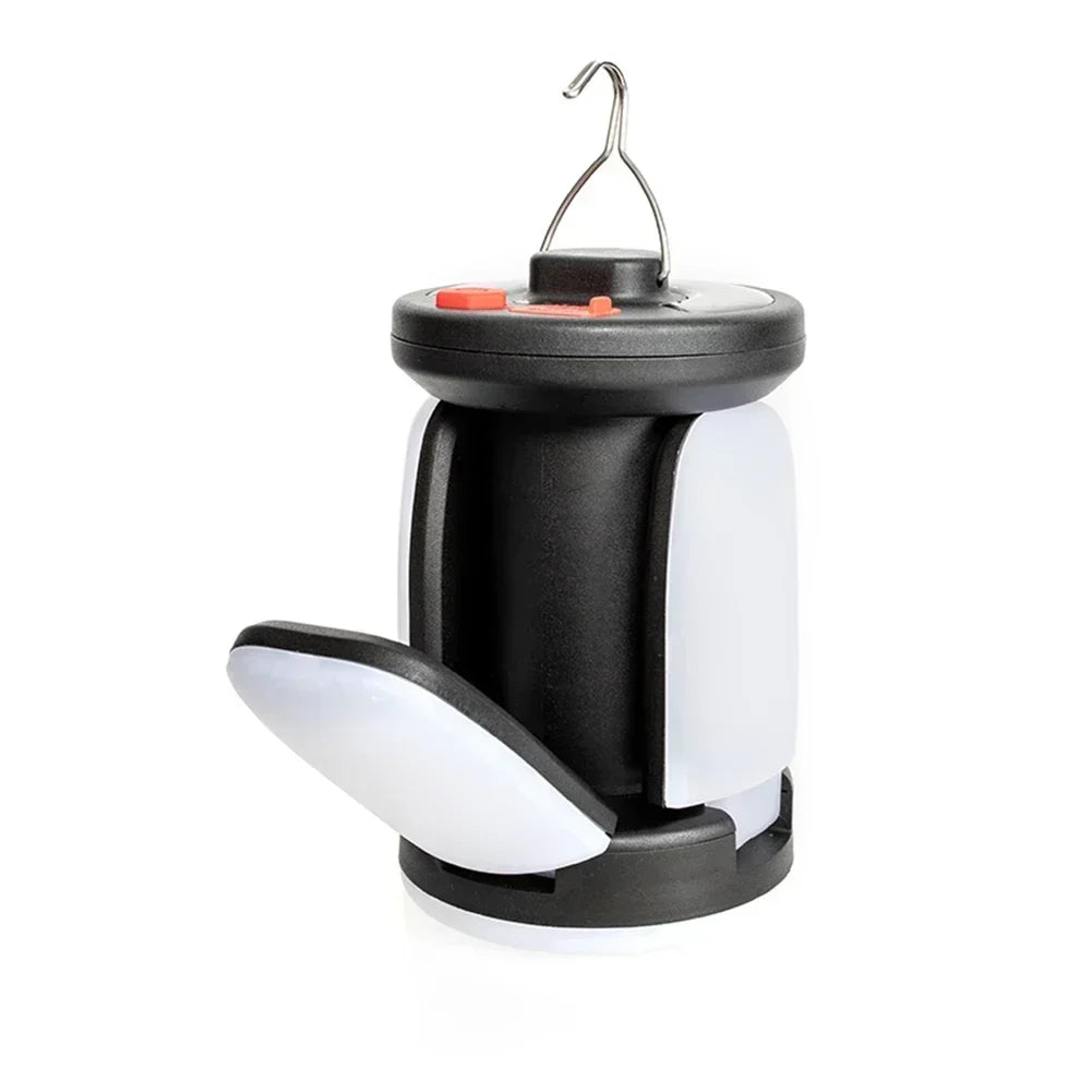 Ultra-Bright Rechargeable LED Camping Lantern Solar Portable Lanterns With Power Bank Hands-Free Emergency Lamp Hiking/Fishing Beargoods