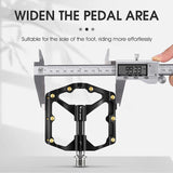 WEST BIKING Bike Pedals MTB Flat Bicycle Pedals 9/16'' Lightweight Road Bike Pedals Carbon Fiber Sealed Bearing Platform Pedals Beargoods