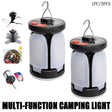 Ultra-Bright Rechargeable LED Camping Lantern Solar Portable Lanterns With Power Bank Hands-Free Emergency Lamp Hiking/Fishing Beargoods