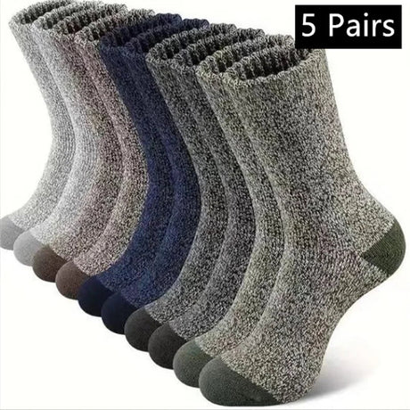 SummitGround Merino Wool Hiking Socks – 5 Pairs Beargoods