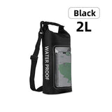 2L/5L PVC Swimming Waterproof Bag,Mobile Phone Waterproof Dry Bag for Trekking Drifting Rafting Surfing Boating Storage Bag Beargoods