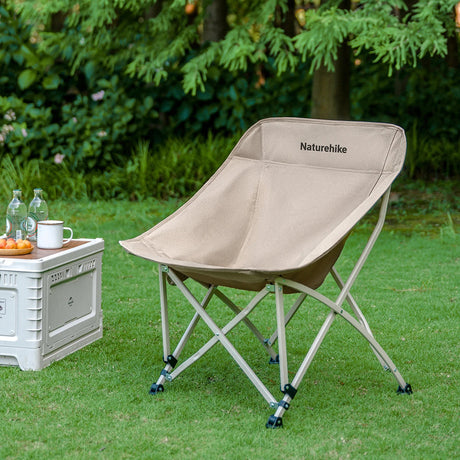 Naturehike Xing Yue T04 Painting Chair Outdoor Folding Camping Chair Portable Picnic Fishing Seat Wide 64cm 150kg Load Beargoods