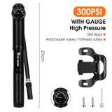 High Pressure Bicycle Pump with Pressure Gauge Beargoods