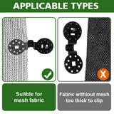 10/20/50100pcs Awning Plastic Clips Outdoor Shade Cloth Net Clip Camping Garden Tool Buildings Fence Net Fix Clamp Awning Hook Beargoods