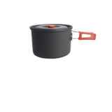  Camping Cookware Set Aluminum Lightweight Portable Outdoor Cooking Kit with Pot Pan Kettle for 2-3 People Travel Supplies Beargoods