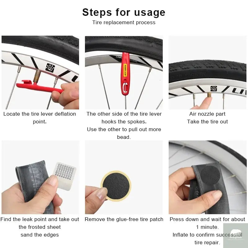 Self-Adhesive Bike Tire Repair Kit Beargoods