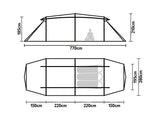 Naturehike Aries Tunnel Tent Camping Outdoor Travel 4 Season Extended Loop Tent For 4-6 Person Geodesic Double Layer Large Tent Beargoods