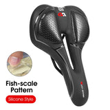 WEST BIKING Gel Comfort Bicycle Saddle Soft Shock Absorbing MTB Mountain Road Bike Saddle Breathable Hollow Cycling Cushion Seat Beargoods