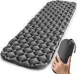 Outdoor Sleeping Pad Camping Inflatable Mattress Ultralight Air Cushion Travel Mat Folding Bed No Headrest For Travel Hiking Beargoods