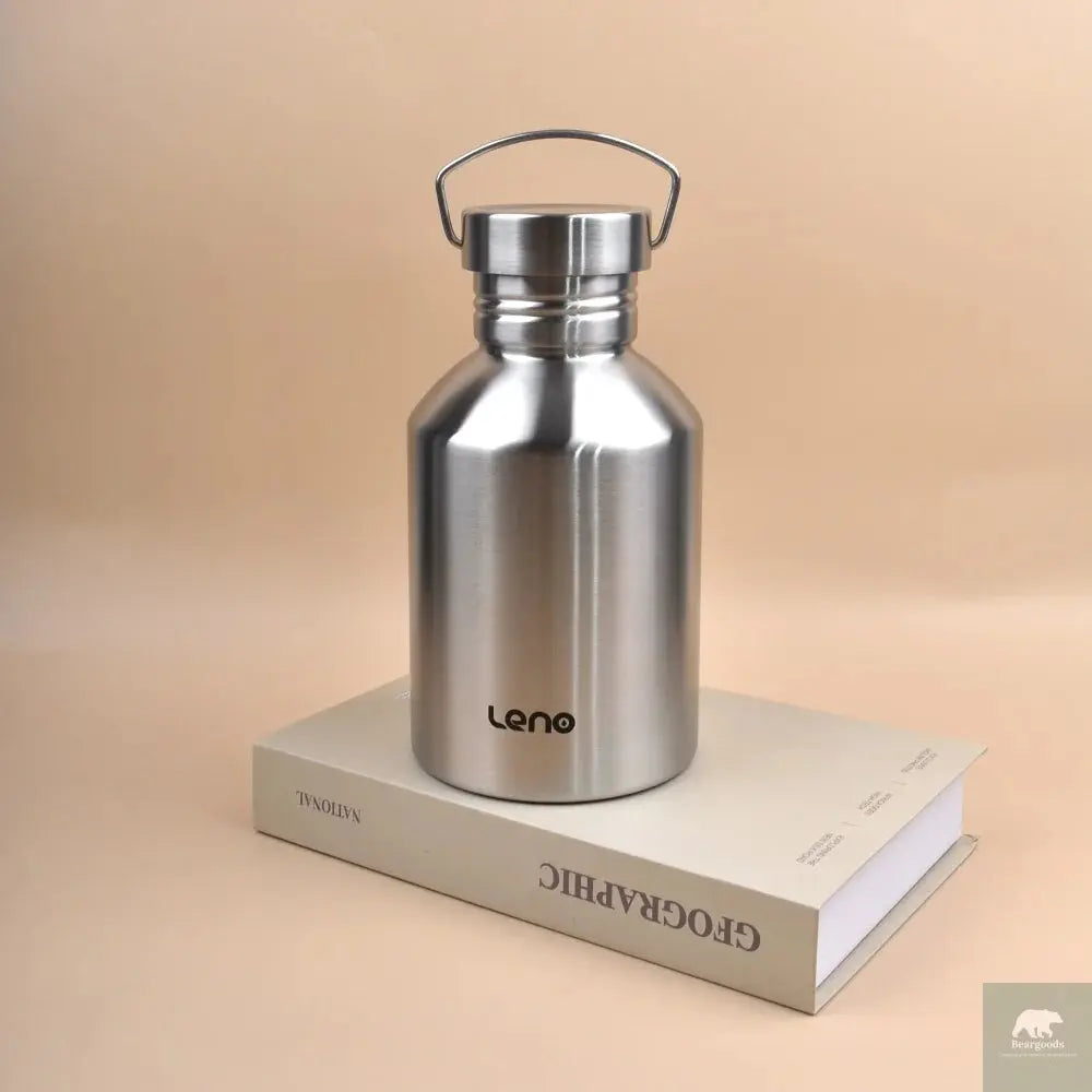 2L Drink Bottle for Sport Large Capacity Stainless Steel Sport Bottle Single-Layer Water Cup Metal Flask Drinkware Camping Sport Beargoods