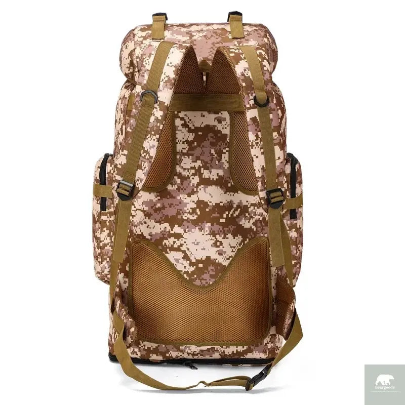 80L/100L  Mountaineering Bag Climb Bag Tactical Backpacks Large Backpack Outdoors Hiking Camping Travel Bags Beargoods