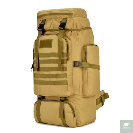 80L/100L  Mountaineering Bag Climb Bag Tactical Backpacks Large Backpack Outdoors Hiking Camping Travel Bags Beargoods