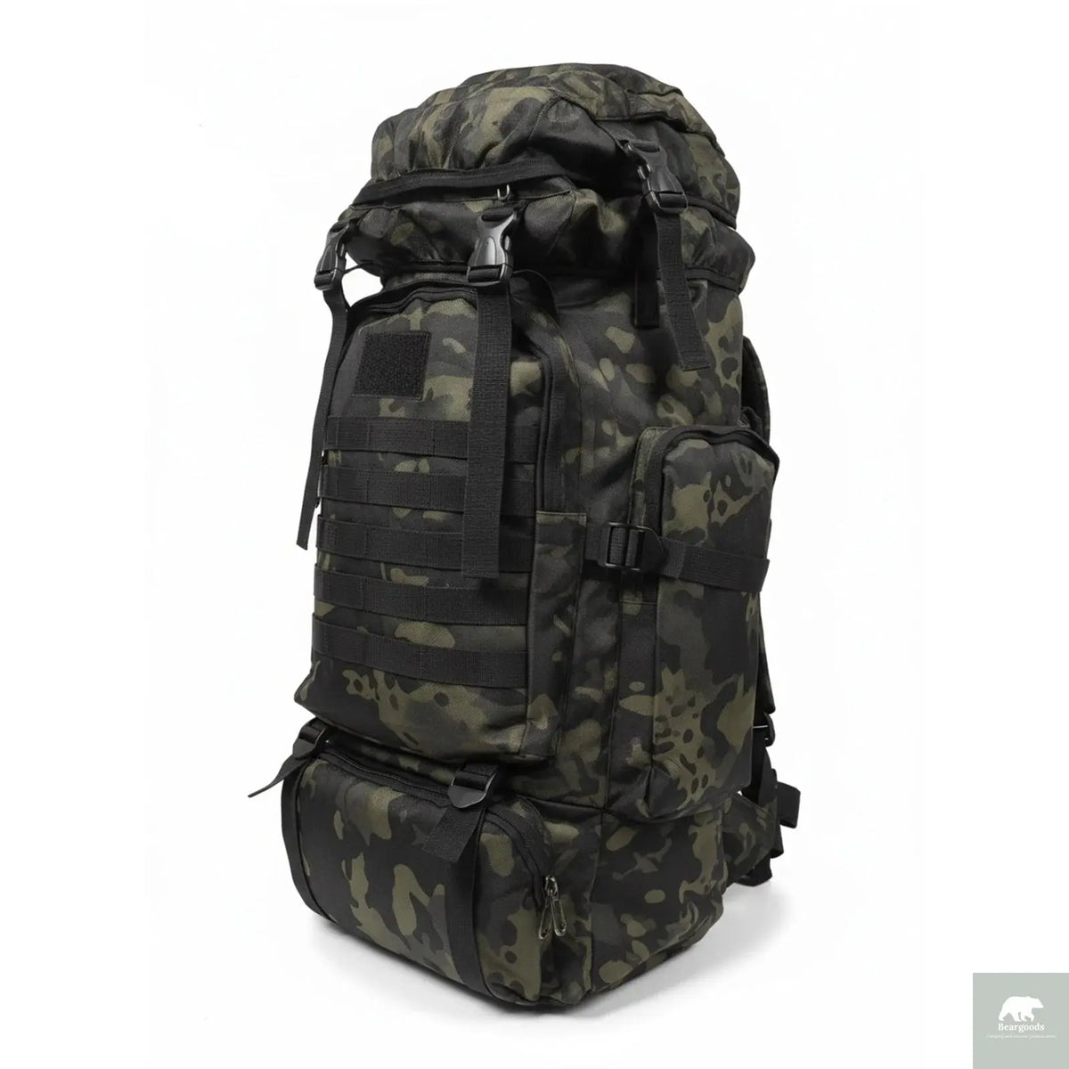 80L/100L  Mountaineering Bag Climb Bag Tactical Backpacks Large Backpack Outdoors Hiking Camping Travel Bags Beargoods