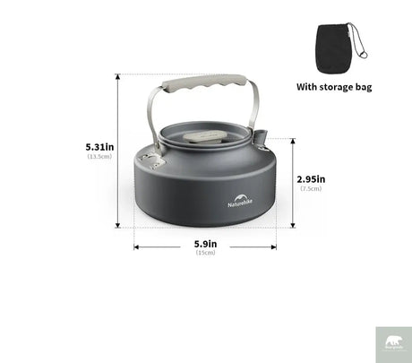 Camping Cookware Kit Frying Pan Portable Kettle Foldable Beargoods