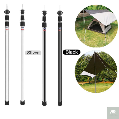 Aluminium Adjustable Camping Poles Beargoods