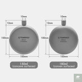 150ml/180ml Titanium Flask with Funnel Camping Hiking Backpacking Travel Picnic Beargoods