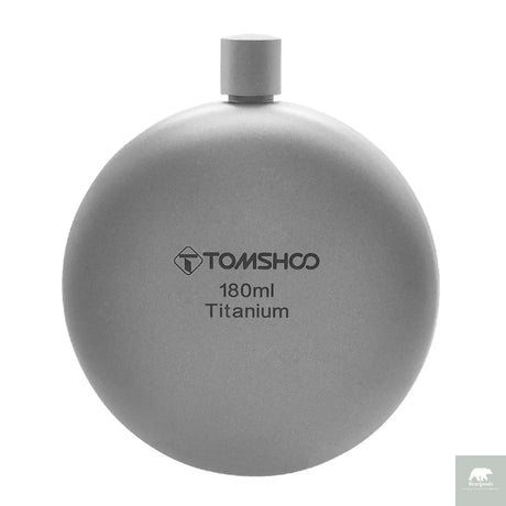 150ml/180ml Titanium Flask with Funnel Camping Hiking Backpacking Travel Picnic Beargoods