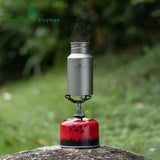 Wide Mouth Titanium Bottle with Lid Leak-Proof Single Layer 400/550/750ML Beargoods