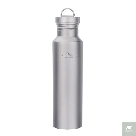 Wide Mouth Titanium Bottle with Lid Leak-Proof Single Layer 400/550/750ML Beargoods