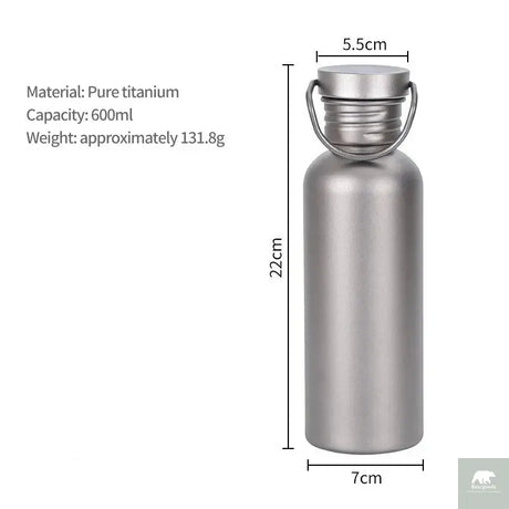 Titanium Water Bottle Beargoods