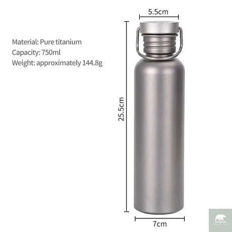 Titanium Water Bottle Beargoods
