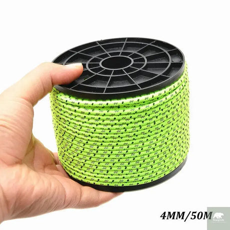 5M/10M/20M/50M Reflective Tent Rope Guylines Nylon Tent Line Cord Rescue Umbrella Paracord Rope Camping Hiking Tent Accessories Beargoods