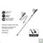 5-Section Carbon Fibre/Aluminium Alloy Folding Stick Beargoods