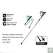 5-Section Carbon Fibre/Aluminium Alloy Folding Stick Beargoods