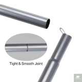 2m Telescopic Tent Poles Set of 2 Lightweight Adjustable Trekking Camping Collapsible Poles for Walking Canopy Hiking Beargoods
