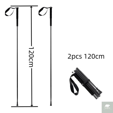 Ultra Light Carbon Fibre Trekking Poles Beargoods