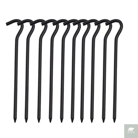 Aluminium Alloy Tent Pegs With Hooks 10pcs Beargoods