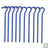 Aluminium Alloy Tent Pegs With Hooks 10pcs Beargoods