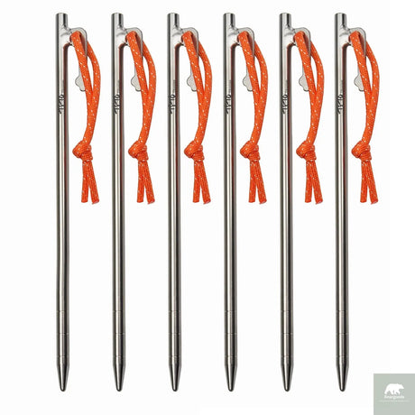 Titanium Alloy Tent Pegs Beargoods